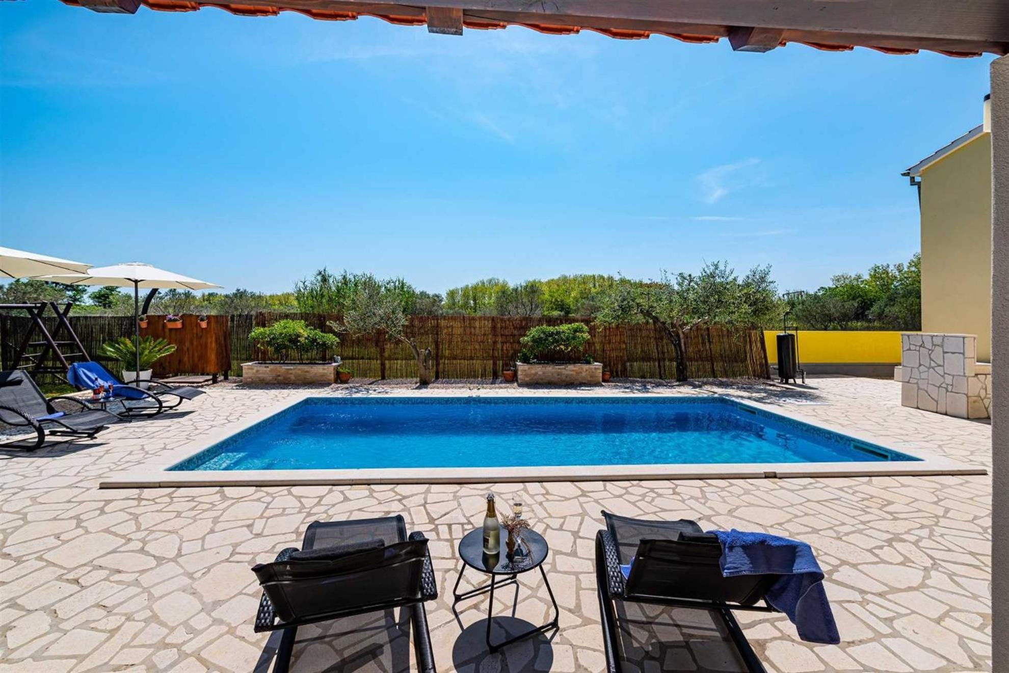 Apartment House Simoni With Pool, Zadar County Privlaka  Extérieur photo