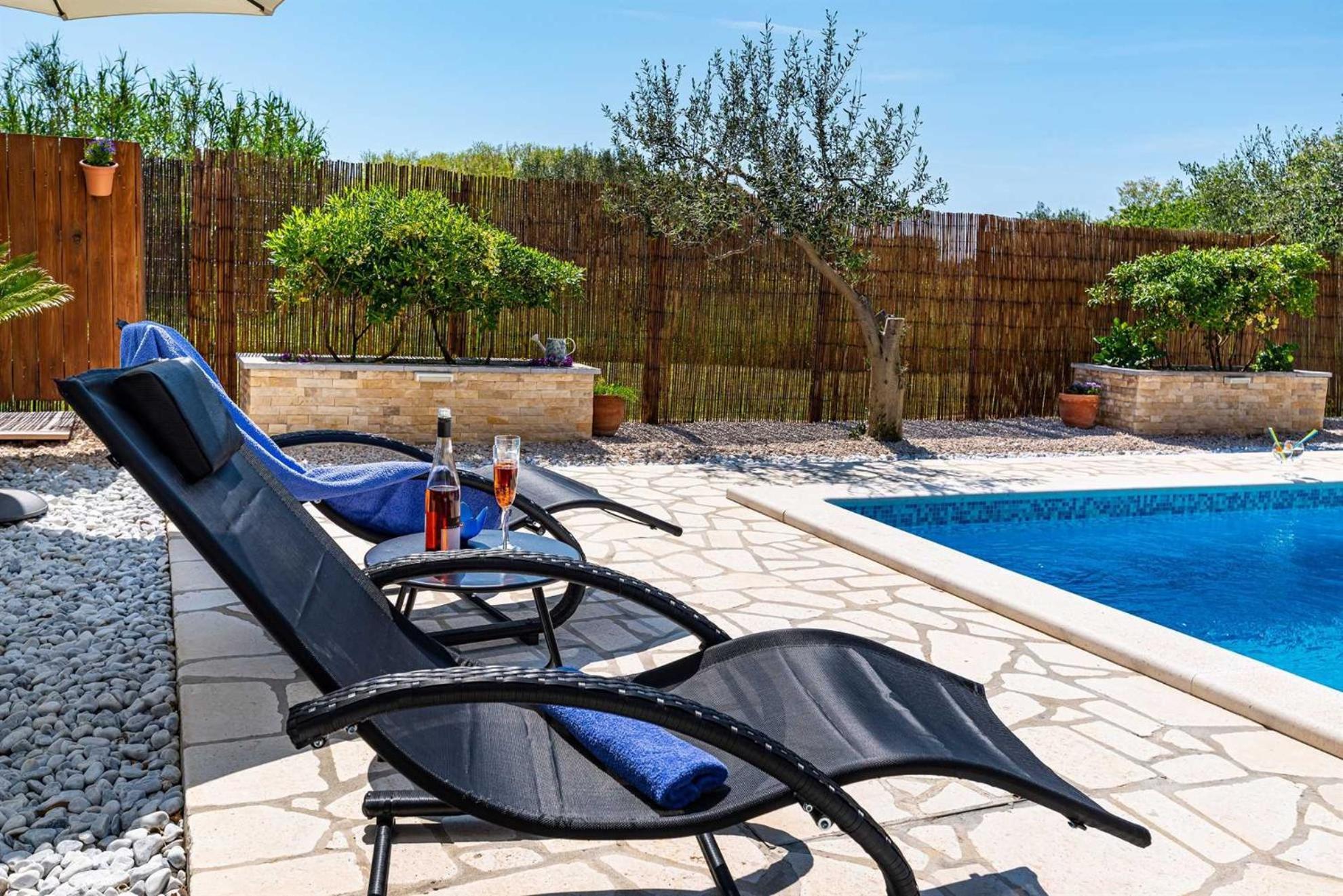 Apartment House Simoni With Pool, Zadar County Privlaka  Extérieur photo